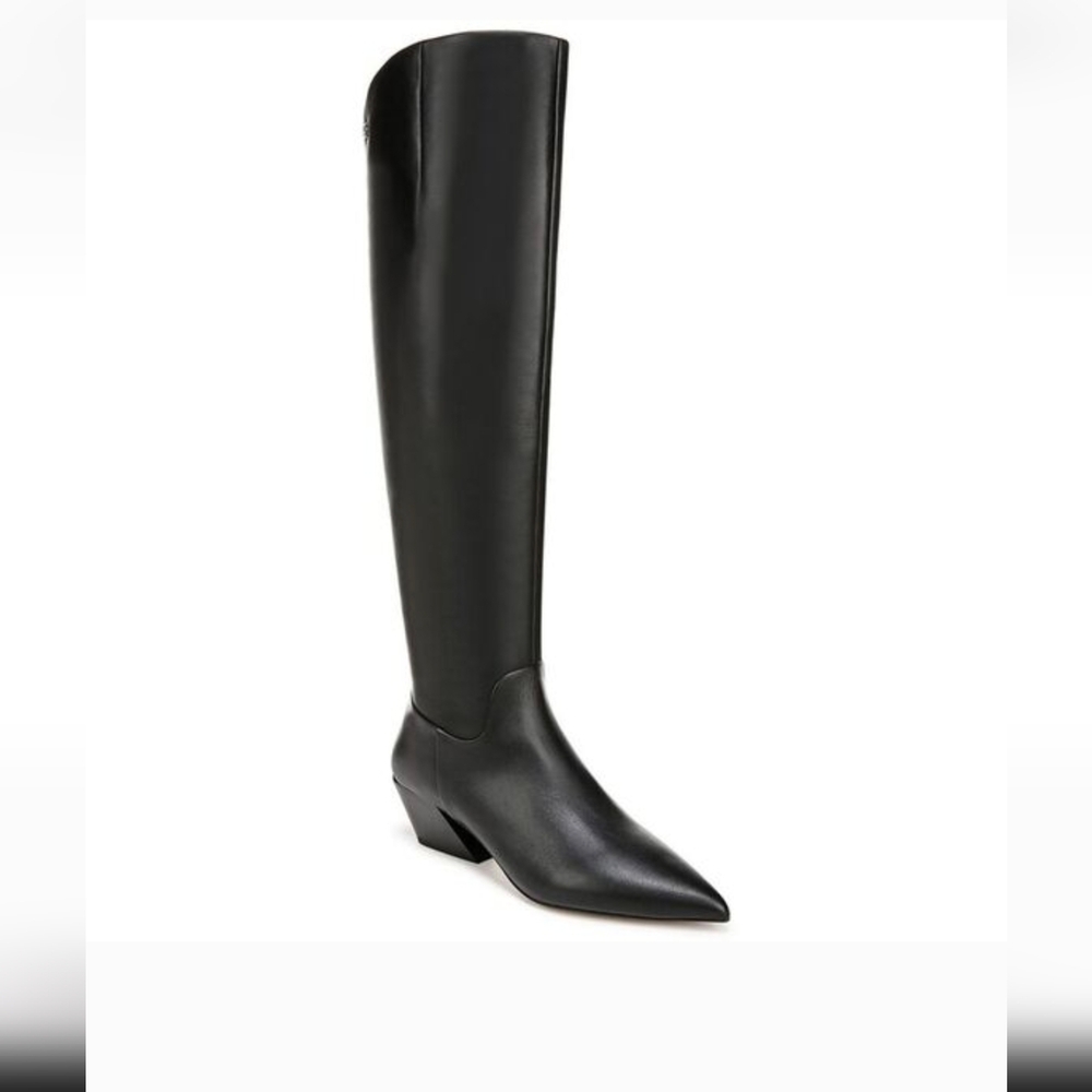 Franco Sarto Gwyn Over The Knee High Boot In Black Leather